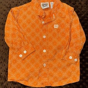 Boys western button down long sleeve